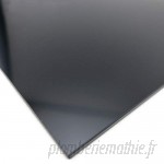 FTDDFJAS 1 Pièce Brand New Durable Noir ABS Feuille De Plastique Styrène Plaque de Plastique Plat 0.5mm Épaisseur 0.5 * 100 * 100mm 0.5 * 200 * 200mm200x200mm 200x200mm B07T9ZNZ2S